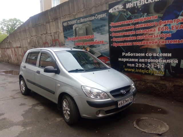 Hyundai Getz 1400 — увеличение мощности во Владивостоке