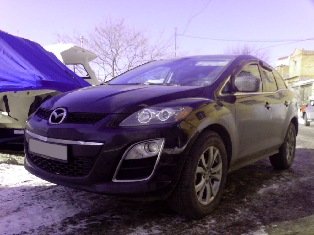 Mazda CX7 2010 2300 turbo — чип тюнинг и отключение кислородников
